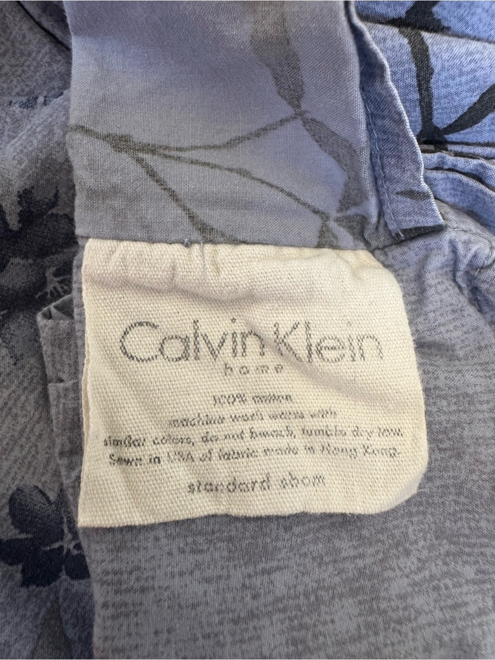 Calvin Klein Bamboo Flowers Pillowcase/Shams - Standard Size (2 cases) - Picture 5 of 6